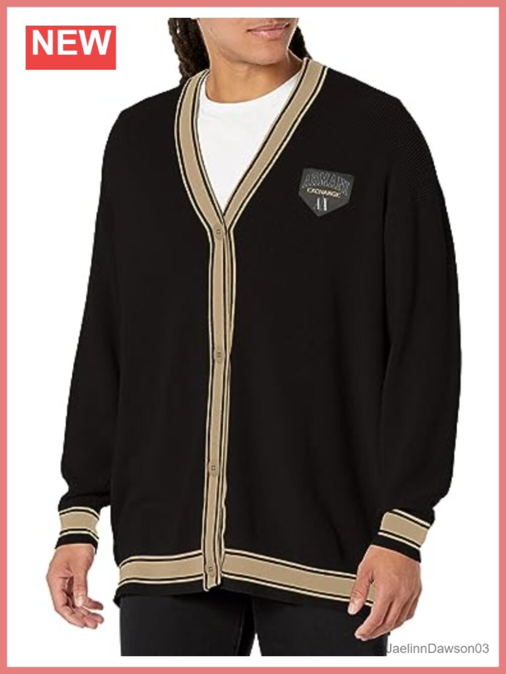 Oversized Knit Button Down Cardigan Long Sleeve Loose Fit